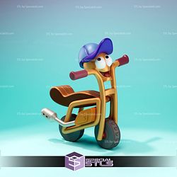 Scrambles from Wheelie and the Chopper Bunch STL Files