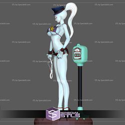 Vados Police Bikini Ready to 3D Print Dragonball 3D Model