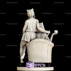 Wednesday and Enid Sofa 3D Printing Figurine