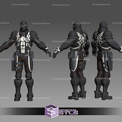 Cosplay STL Files Agent Venom Armor Ultimate Spider-Man