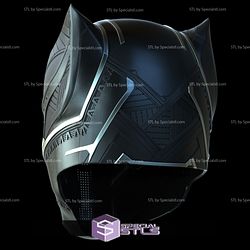 Cosplay STL Files Black Panther Helmet Civil War