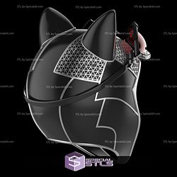 Cosplay STL Files Catwoman Arkham Knight Helmet and Goggles