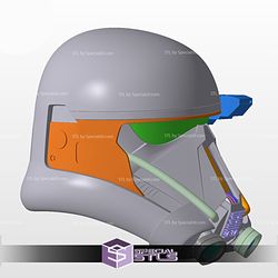 Cosplay STL Files Death Trooper Helmet
