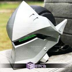 Cosplay STL Files Genji OverWatch Helmet Mask