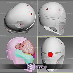 Cosplay STL Files Gray Fox Metal Gear Cyborg Ninjas Helmet