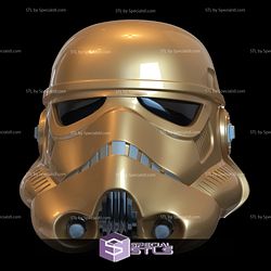 Cosplay STL Files Imperial Stormtrooper Gold Helmet