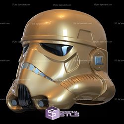Cosplay STL Files Imperial Stormtrooper Gold Helmet