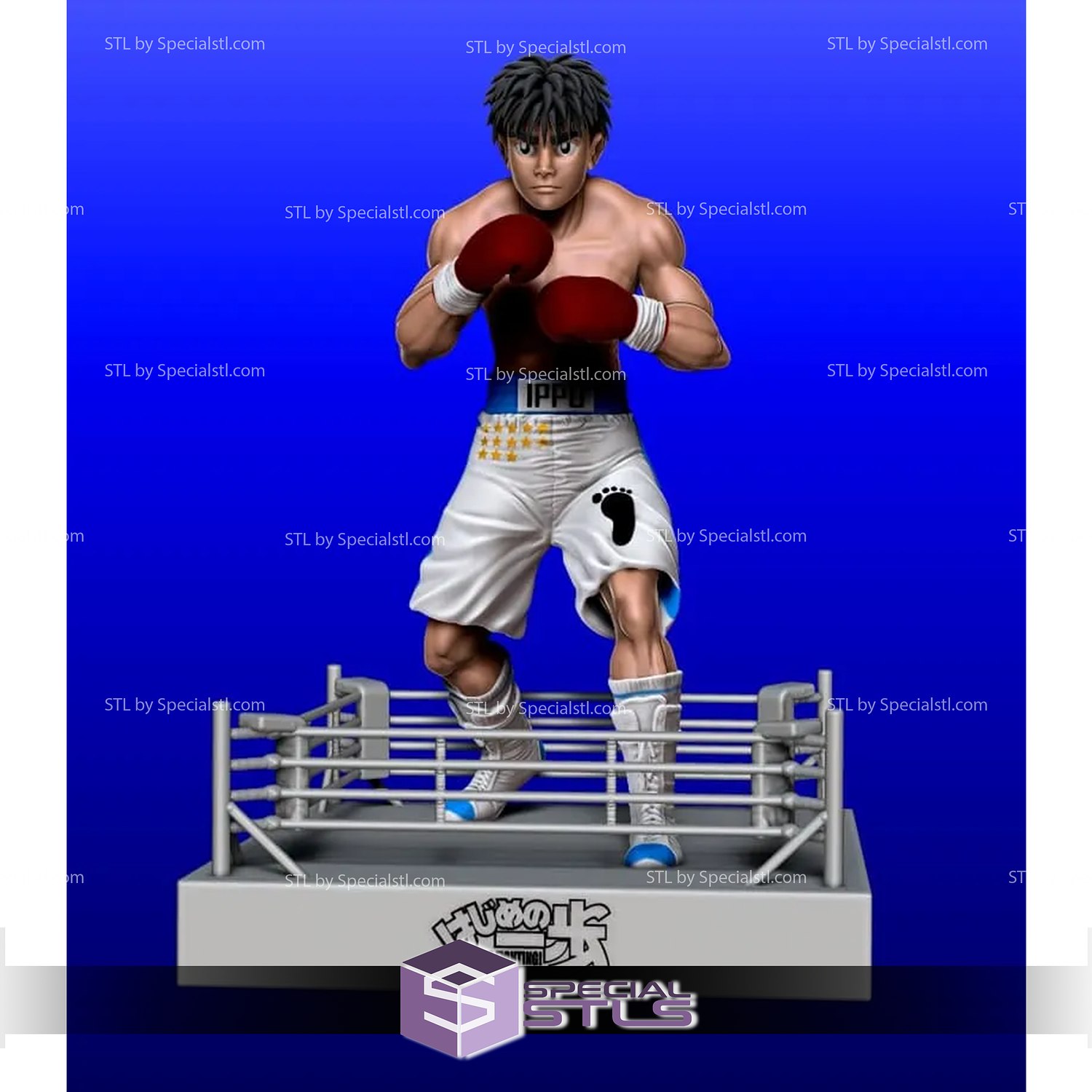 Ippo Makunouchi STL Files V2 Hajime no ippo - Champion road 3D