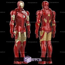 Cosplay STL Files Iron Man Mark III Full Body Armor Suit MK 3