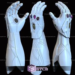 Cosplay STL Files Iron Man Mark LXXXV MK 85 Nano Infinity Gauntlet