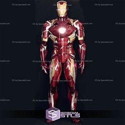 Cosplay STL Files Iron Man Mark XLVI XLVII Armor MK 46 47