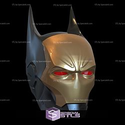 Cosplay STL Files Ironbat Helmet Iron Man and Batman