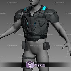 Cosplay STL Files JD Fenix Gears of War 4 Full Body Armor