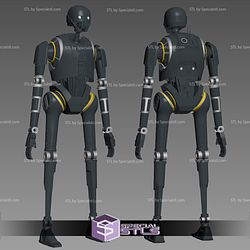 Cosplay STL Files K2SO Imperial Security Droid Star Wars