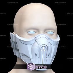 Cosplay STL Files Mortal Kombat Sub Zero Mask V2