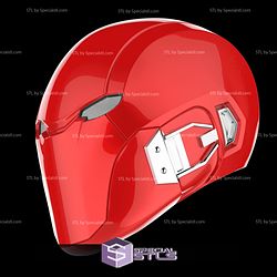 Cosplay STL Files Red Hood Injustice 2 Helmet Cowl