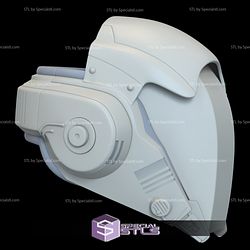 Cosplay STL Files Rey Training Helmet