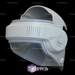 Cosplay STL Files Rey Training Helmet