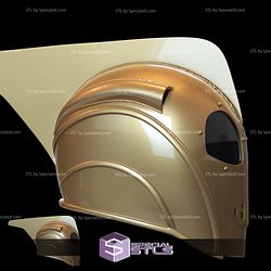 Cosplay STL Files Rocketeer Helmet Details 3D Print