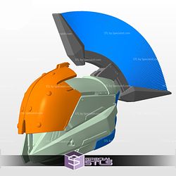 Cosplay STL Files Saint-14 Helmet Destiny 2 Lore