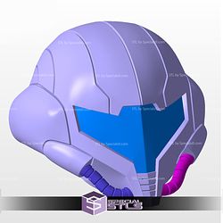 Cosplay STL Files Samus Aran Helmet