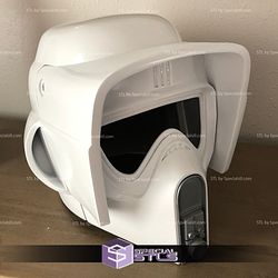 Cosplay STL Files Scout Trooper Biker Scouts Helmet