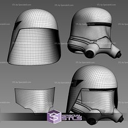 Cosplay STL Files Snowtrooper Helmet