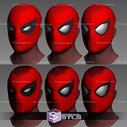 Cosplay STL Files Spider-Man Homecoming Mask Faceshell