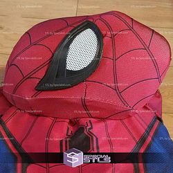 Cosplay STL Files Spider-Man Homecoming Mask Faceshell