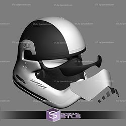 Cosplay STL Files Stormtrooper First Order Star Wars Last Jedi Helmet