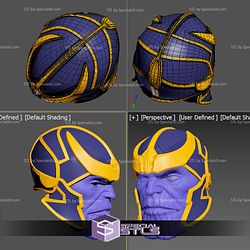 Cosplay STL Files Thanos Helmet and Face Shell