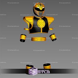 Cosplay STL Files White and Gold Mighty Morphin Power Rangers Armor