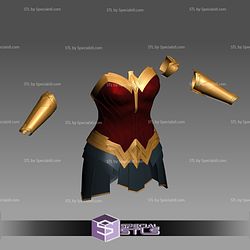 Cosplay STL Files Wonder Woman Full Body Armor