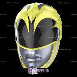 Cosplay STL Files Yellow Ranger 2017 Helmet Power Ranger