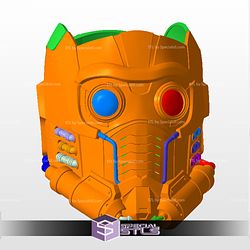 Cosplay STL Files Star Lord Helmet V3