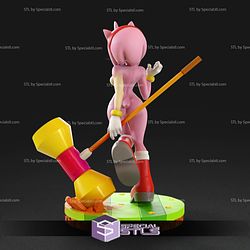 Amy Rose Sonic 3D Printing Figurine