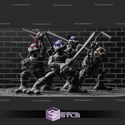 Classic 1984 Teenage Mutant Ninja Turtles 3D Printing Figurine