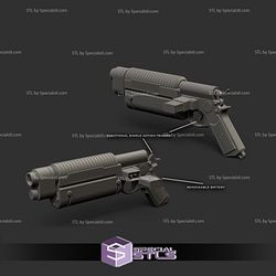 Cosplay STL Files K-16 Bryer Pistol