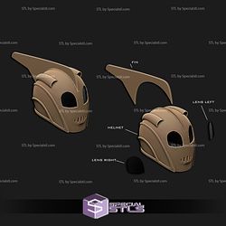 Cosplay STL Files Rockerteer Helmet V2