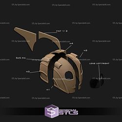 Cosplay STL Files Rockerteer Helmet V2