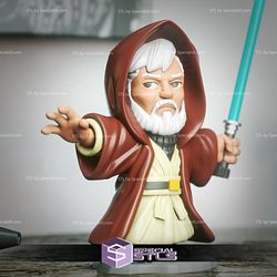 Chibi STL Collection - Old Obi-Wan Kenobi
