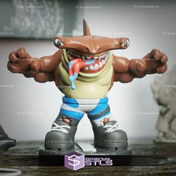 Chibi STL Collection - Street Sharks Jab