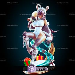Christmas Krampus Monster Girl NSFW 3D Model