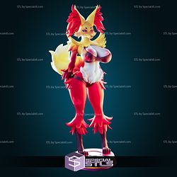 Delphox Ultra Thicc Pokemon 3D Printing Figurine