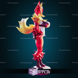 Delphox Ultra Thicc Pokemon 3D Printing Figurine