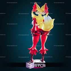 Delphox Ultra Thicc Pokemon 3D Printing Figurine