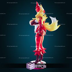 Delphox Ultra Thicc Pokemon 3D Printing Figurine