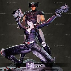 Wolverine X Domino from Marvel