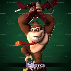 Donkey Kong Christmas Ready to 3D Print
