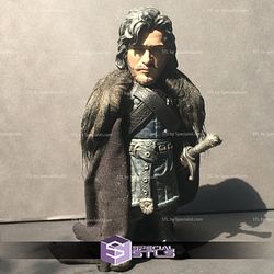 Game of thrones Jon Snow Night Watch Chibi 3D Printing Figurine